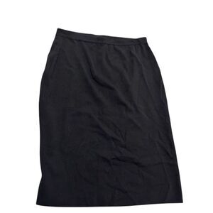 Women's Black Midi Pencil Skirt Size S Casual Timeless Design‎